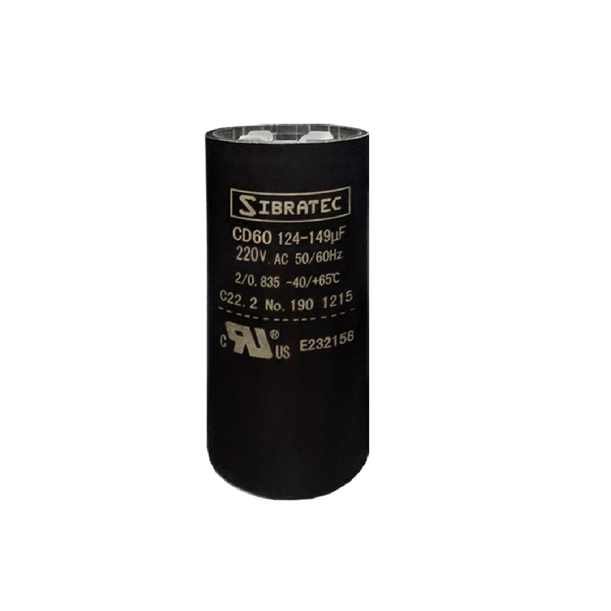 CAPACITOR ELETROLITICO 220V 108/130 MF