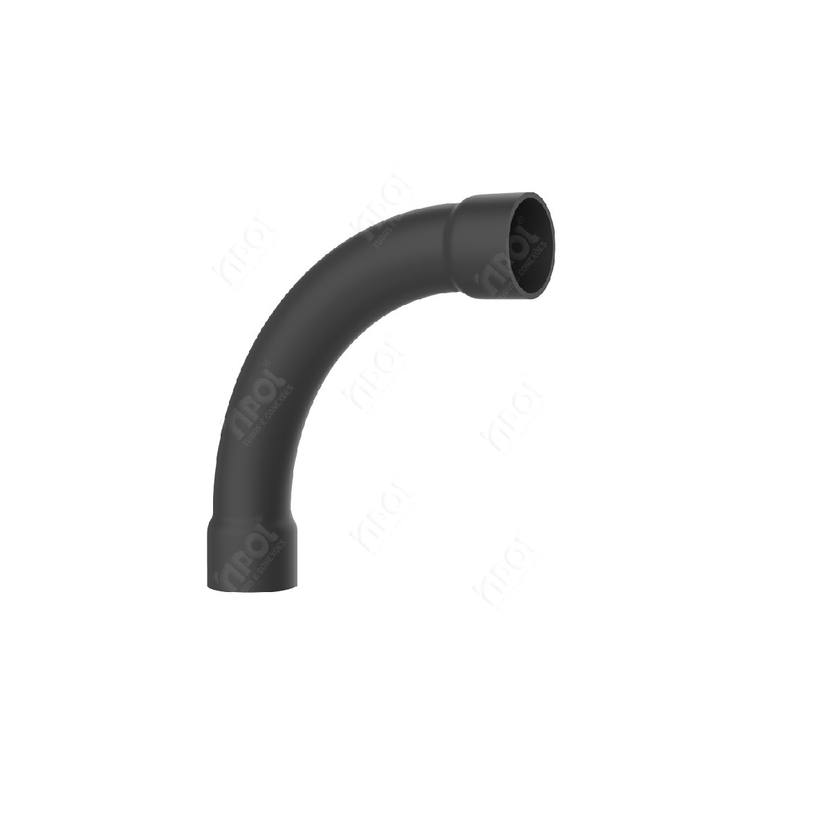 CURVA PRETA 90° COM BOLSA 2" - INPOL