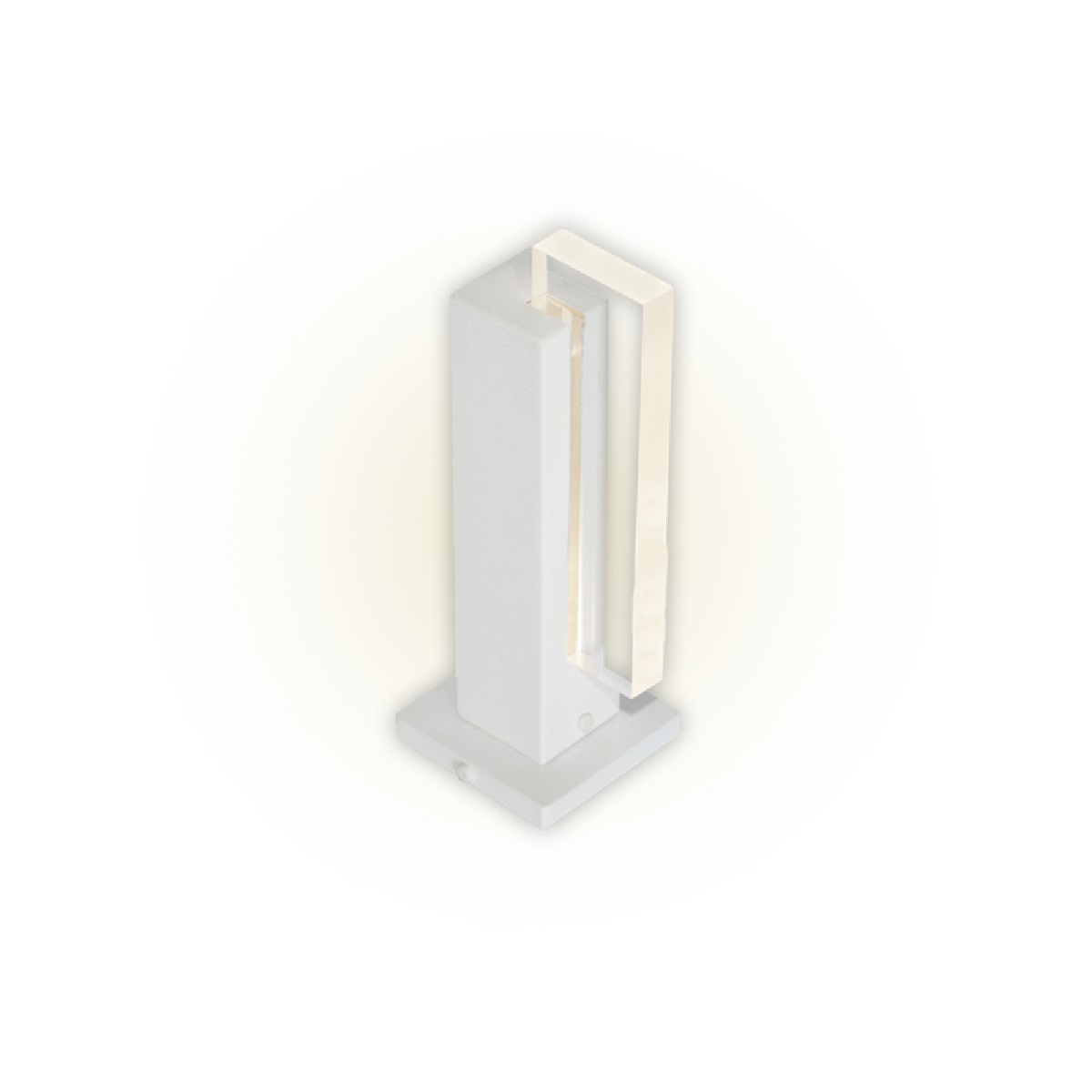 POSTE BALIZADOR G9 COM ACRILICO 25CM BRANCO FELLUZ