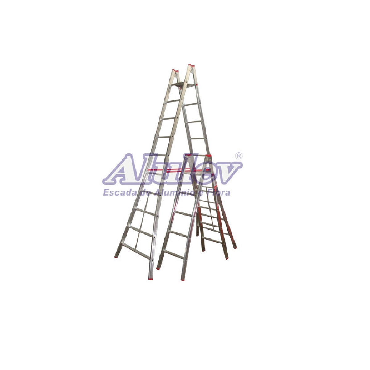 ESCADA ALUMINIO PINTOR DUPLA 5,4MT  2X19