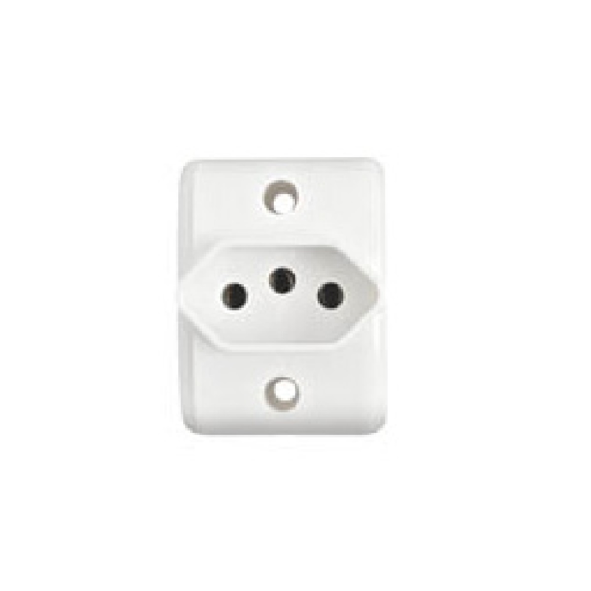 TOMADA ABNT EXTERNA 20A RETANGULAR BRANCA PEZZI