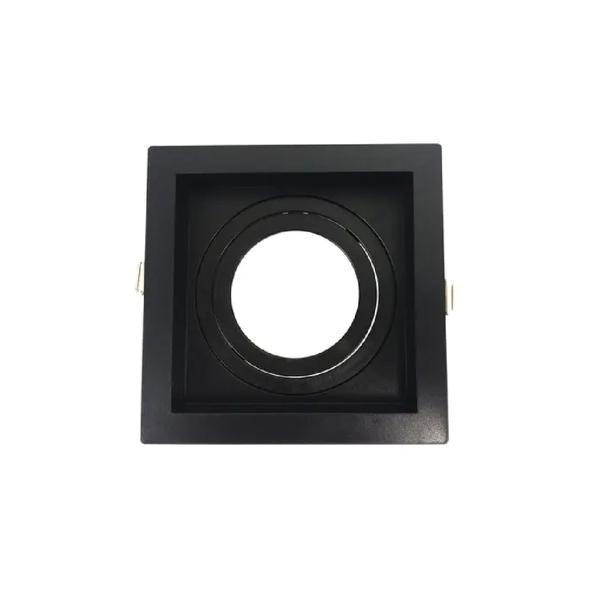 EMBUTIDO PAR20 QUADRADO PRETO C/RECUO - NORDECOR